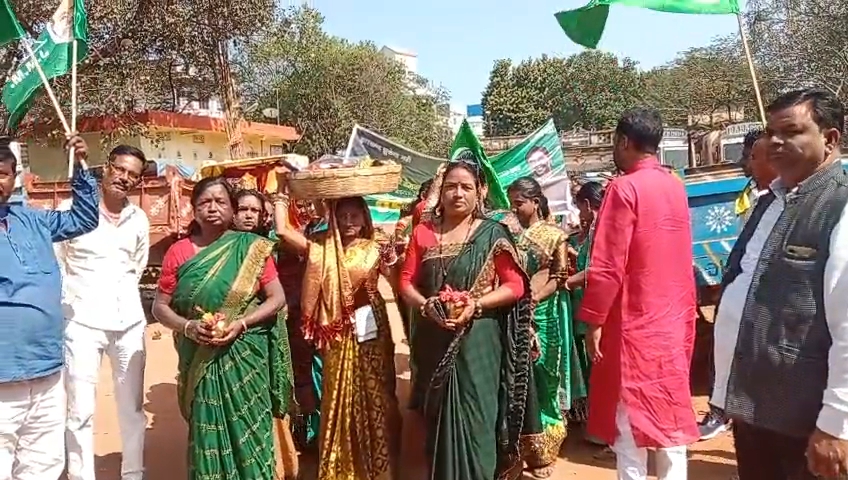 Deoghar: झामुमो ने पूर्व मुख्यमंत्री की रिहाई को लेकर निकला न्याय यात्रा।